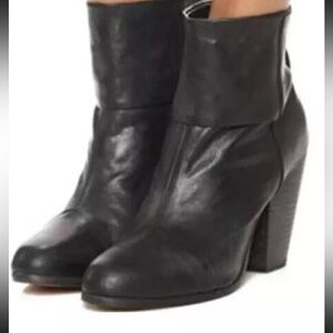 Rag & Bone Classic Newbury Women's Boot Black NEW IN BOX Size 37.5/7.5